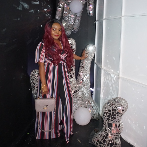 Striped jumpsuit ♥️✨ - Picture 3 of 4